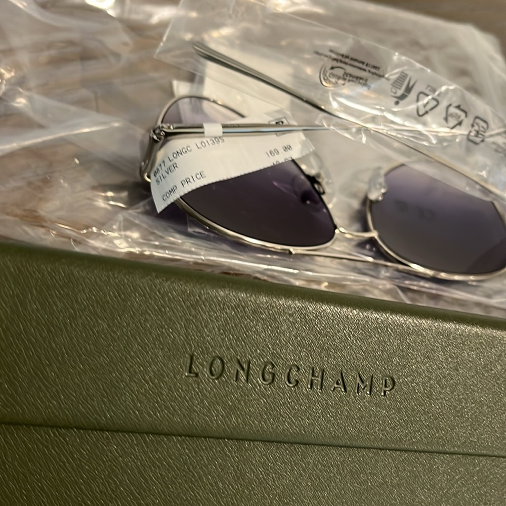 Longchamp Classic Aviator 59MM Gradient Sunglasses - Picture 8 of 9